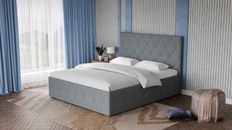 Темная Кровать Стим BMS