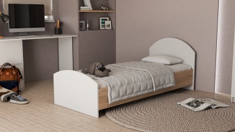 Кровать светлая Веер BMS