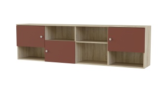 Полка Роксана 3 BMS с дверцами