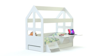 Кровать-домик Искра 11.14 BMS со столом