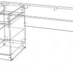 Схема сборки Письменный стол Калейдоскоп BMS