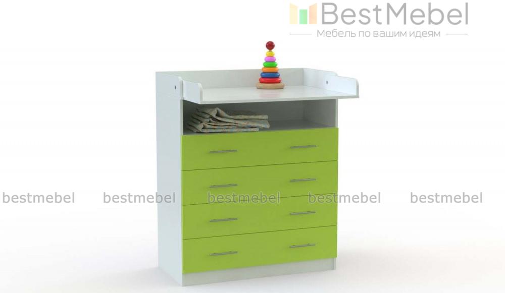 Пеленальный комод Лютик 8 BMS - Фото