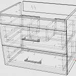 Схема сборки Тумба для ванной Атлас 2 BMS