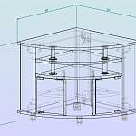 Схема сборки Тумба угловая Лаура 13 BMS