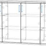 Схема сборки Комод радиусный Этюд 20 BMS