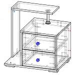 Чертеж Прикроватная тумба Саломея BMS