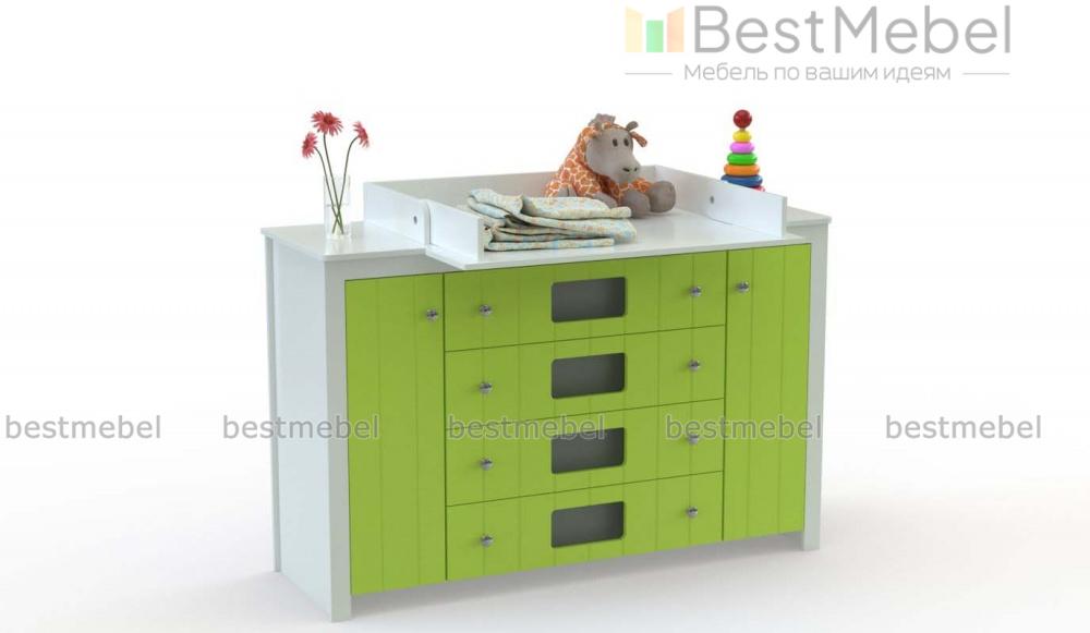 Пеленальный комод Веста Деко 3 BMS - Фото