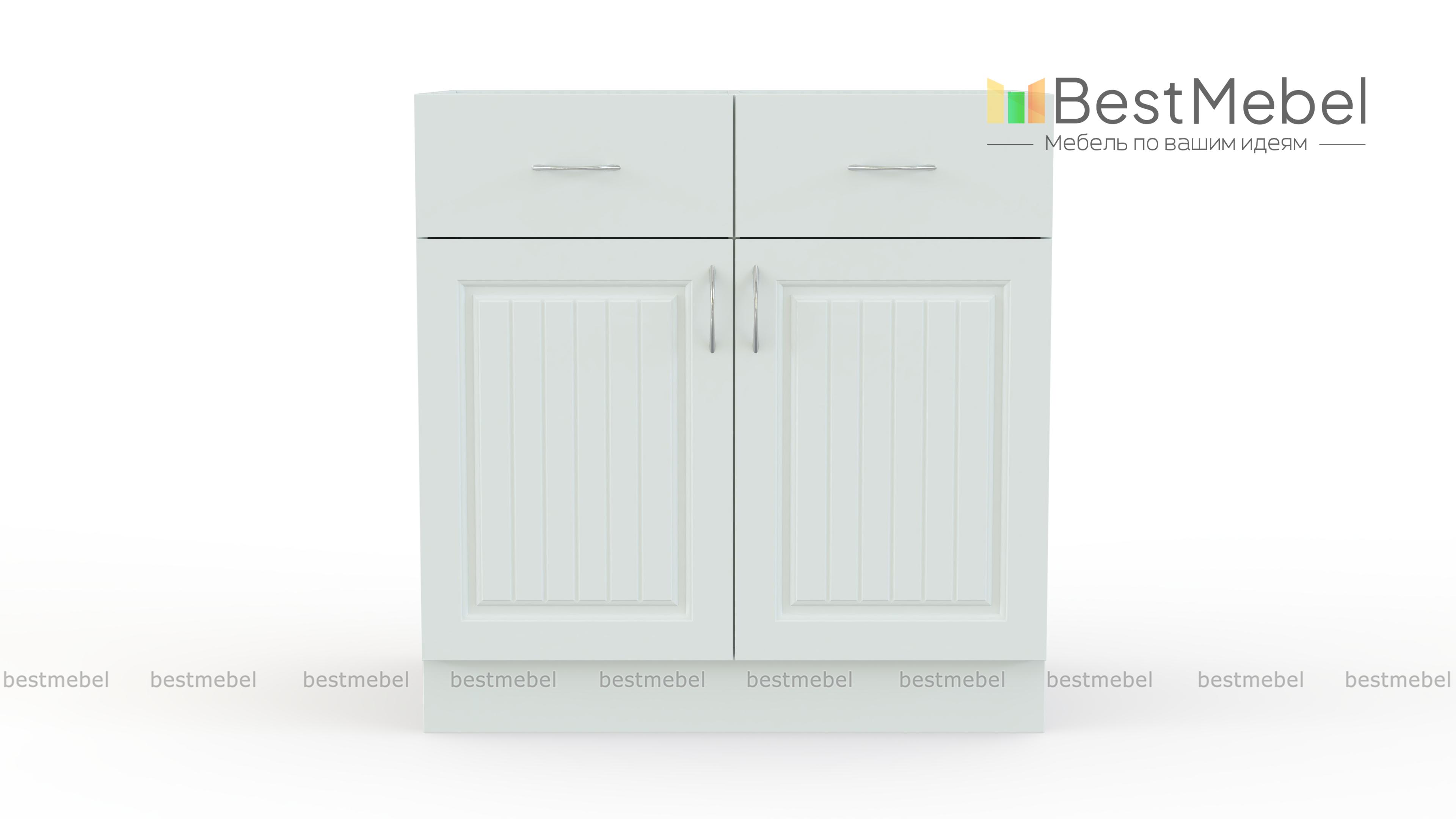 Тумба напольная Николь 2я2дв BMS - Фото