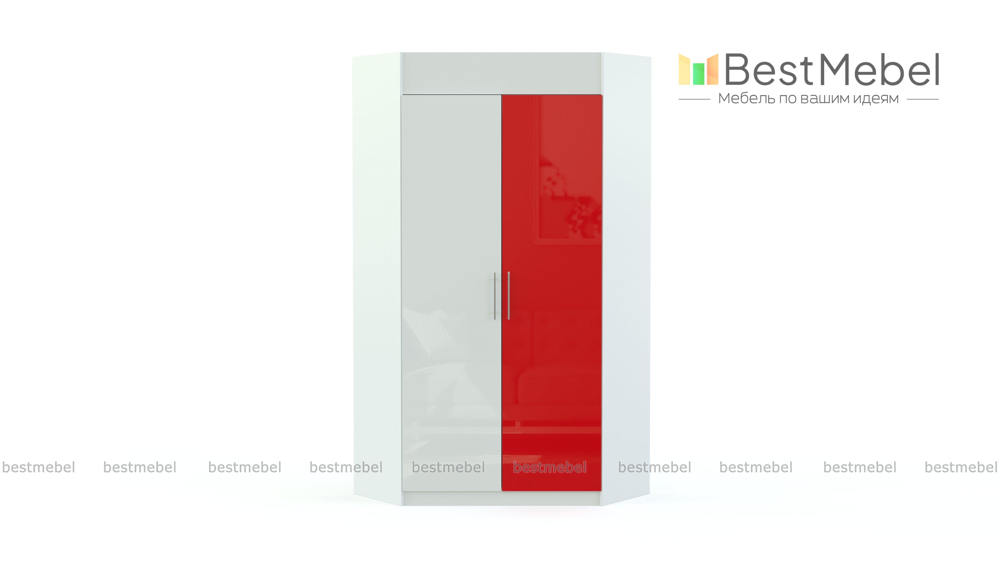 Шкаф угловой Пионер-МДФ La5 BMS - Фото