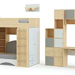 Детская мебель Тетрис-1 модульная BMS - Фото 6