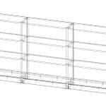 Стеллаж Барни 07 (2400*1060*280)