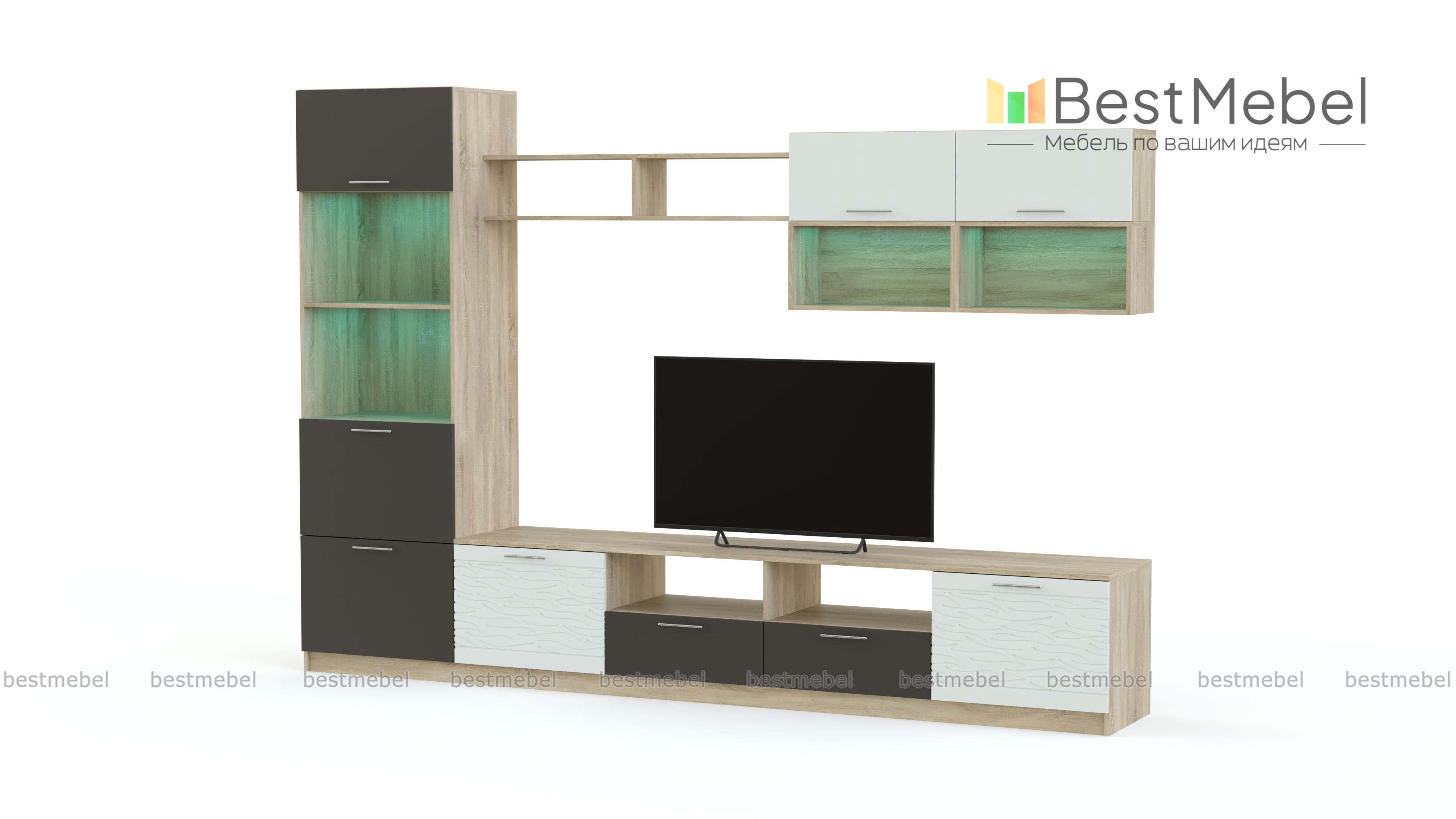 Стенка Вельвет 23 BMS - Фото