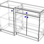Схема сборки Тумба под раковину Франко 9 BMS