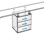 Схема сборки Стол письменный Сохо-11 BMS