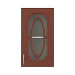 Шкаф верхний с 1-ой остекленной дверцей Настя BMS - Фото 2