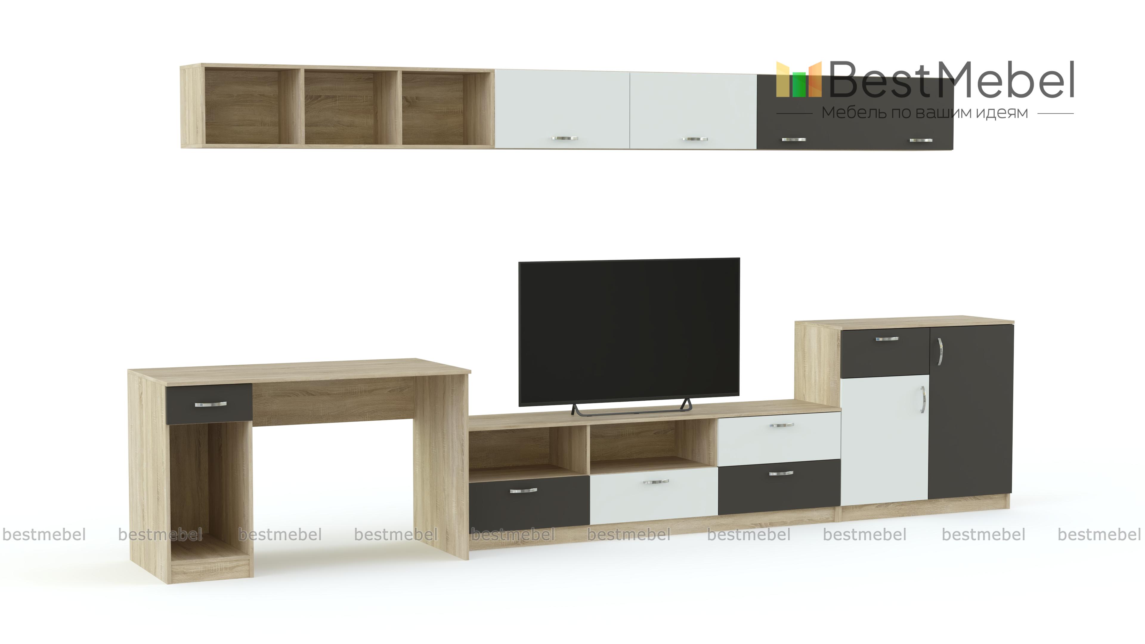 Стенка с рабочей зоной Мирикл BMS - Фото