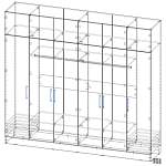 Шкаф распашной Остин Лео 11 BMS