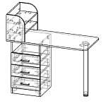 Схема сборки Маникюрный стол Софи-2 BMS
