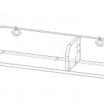 Чертеж Настенная полка Заря 5 BMS