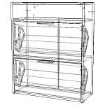 Чертеж Тумба для обуви Джена 5 BMS