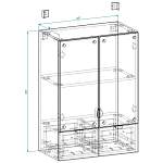 Схема сборки Зеркало для ванной Гера 5 BMS