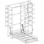 Схема сборки Шкаф-кровать с диваном Диалог BMS